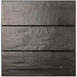 Ivy Hill Tile Piston Camp Black Rock 4 in. x 12 in. 7mm Matte Ceramic Subway Wall Tile (34-piece, 10.97 sq. ft. per box)