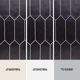 Russell Black 4 in. x 12 in. Matte Porcelain Picket Floor and Wall Tile (10.76 sq. ft./Case)