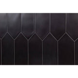 Ivy Hill Tile Russell Black 4 in. x 12 in. Matte Porcelain Floor and Wall Tile (10.76 sq. ft./Case)