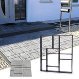 JAXPETY Concrete Mold Cement Paver Stepping Stone Walk Maker (4-Pieces)