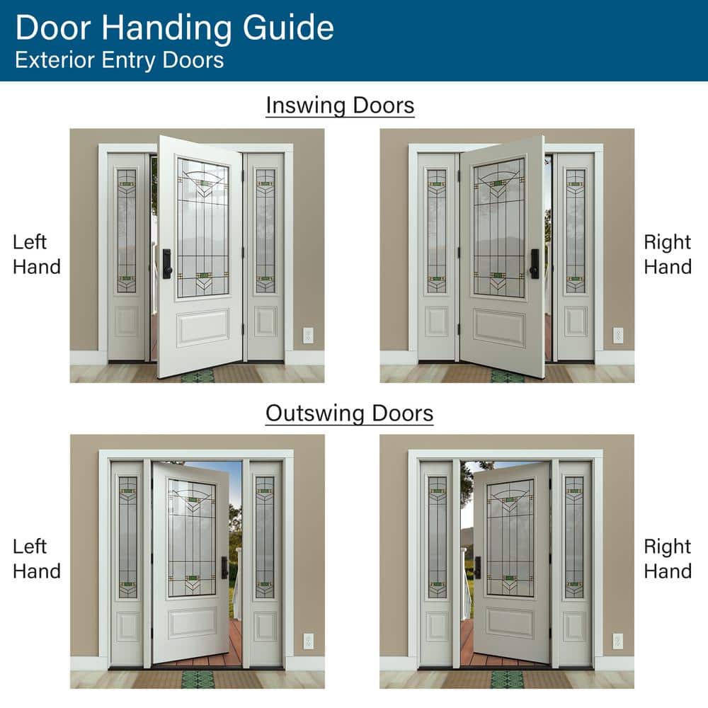 JELD-WEN 36 in. x 80 in. 1 Panel Left-Hand Inswing 3/4 Lite Clear Glass Black Steel Prehung Front Door