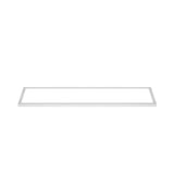 Juno LPFM 1 ft. x 4 ft. 4000 Lumen Black or White Dimmable Integrated LED Flush Mount Flat Panel Light with Switchable CCT