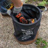 Klein Tools 5104FR Flame-Resistant Canvas Utility Bucket, 12 in. Diameter x 17 in. Height