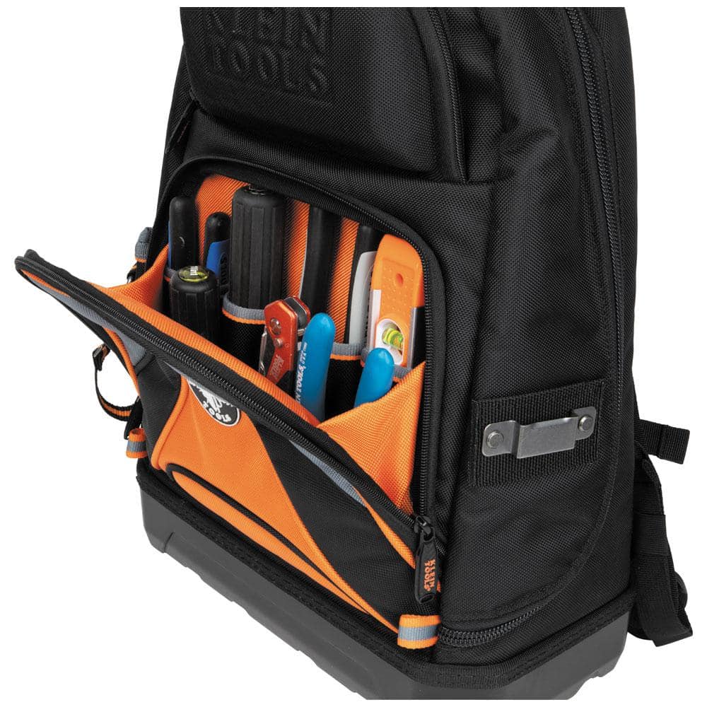 Klein Tools Tradesman Pro Organizer Tool Backpack, 39 Pockets, Black, 20 x 14.5 x 7.25 in (Model 55421BP-14)