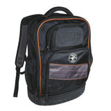 Klein Tools Tradesman Pro Organizer Technician’s Jobsite Tool Backpack with Laptop Pocket, 14 in. W x 18.5 in. H x 7 in. D (Model 55456BPL)