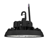Lecoht 10 in. 100/120/150-Watt Selectable Commercial Lighting Black UFO High Bay Garage Light, 3000/4000/5000K