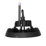 Lecoht 10 in. 150W Integrated LED Dimmable Black High Bay Light UFO 5000K 20250 Lumens IP65