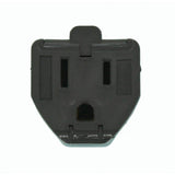 Leviton 15 Amp 125-Volt 2-Pole 3-Wire Grounding Cord Outlet, Black (R50-3W102-00E)