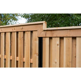 LIFETIME STEEL POST 8 ft. x 4 in. Powder Coated Black Steel Metal Fence Post with Top Plate for In-Ground Line Applications