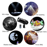 Lukyamzn Pinspot Light with Remote, Mini 15W RGBW LED Beam Spot Lights Stage Effect Lighting