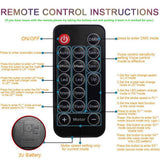 Lukyamzn RGBW 4 in 1 DJ Lights, Mixed Effect Sound Activated Stage Lights LED Pattern Lights Strobe Light, Remote and DMX Control