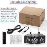 Lukyamzn Dj Party Disco Ball Light Support and Sound Activated, LED Stage Strobe Lighting