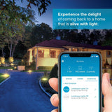 Lutron Caseta Weatherproof+ Outdoor Smart Plug with Pico Remote for Landscape/String Lights, 15A On/Off, Black (P-PKG1OUT-BL)