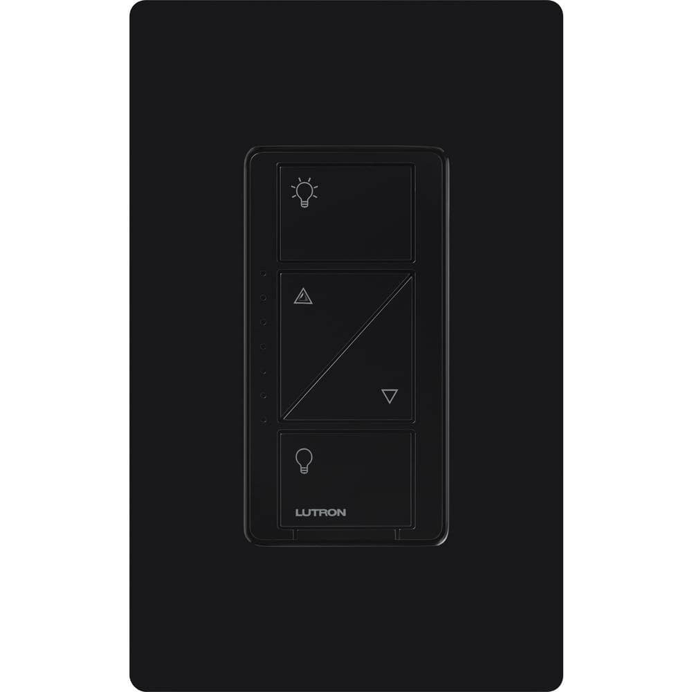 Lutron Caseta Smart Dimmer Switch for Wall & Ceiling Lights, 150W LED, Black (PD-6WCL-BL)