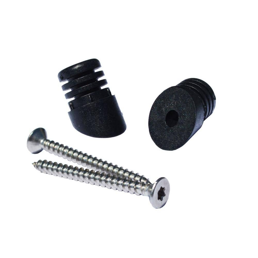 Veranda 3/4 in. Black Round Baluster Stair Connector (40-Pack)