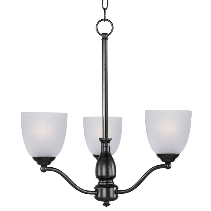 Maxim Lighting Stefan 3-Light Gray Chandelier