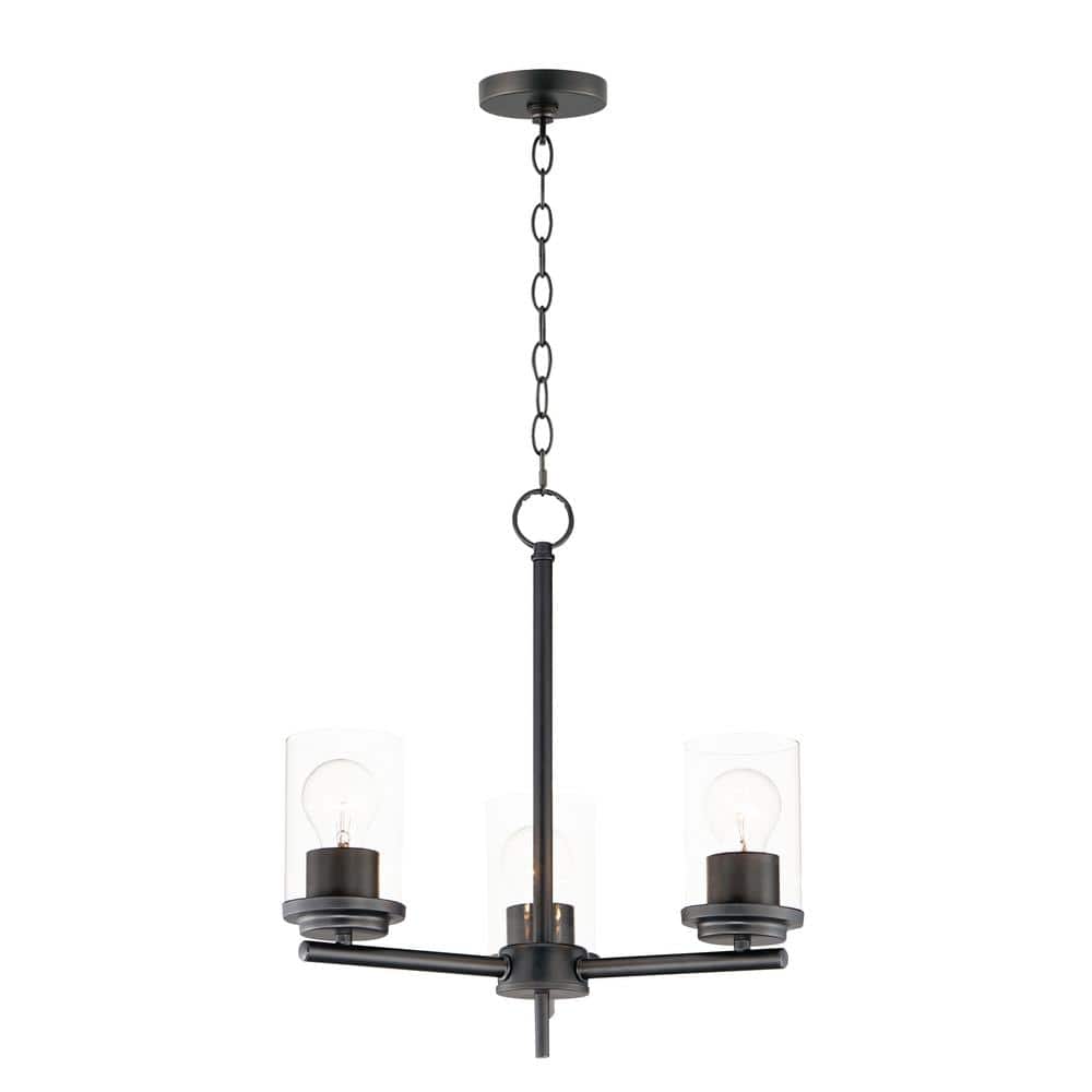 Maxim Lighting Corona 3-Light Brown Chandelier
