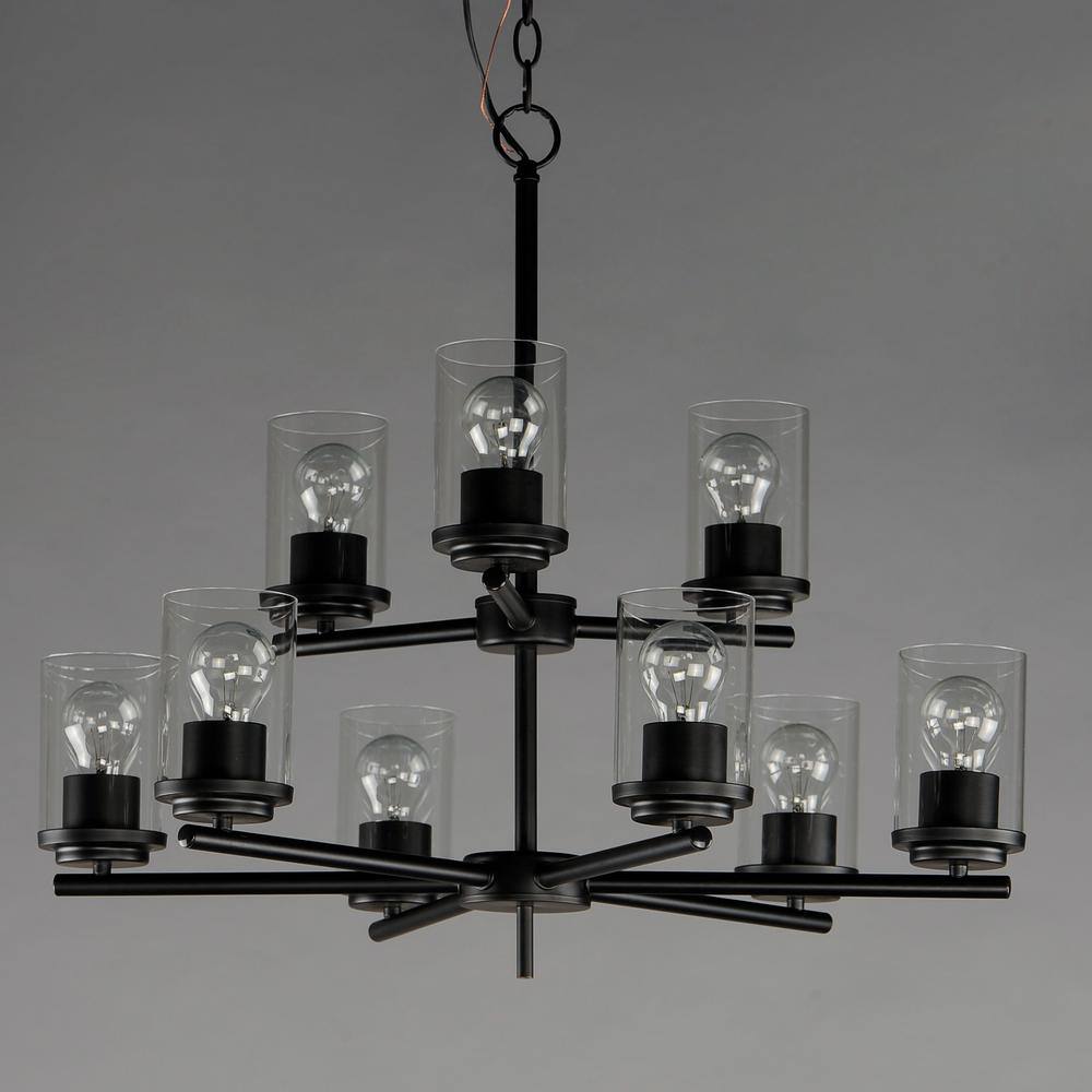 Maxim Lighting Corona 9-Light Black Chandelier