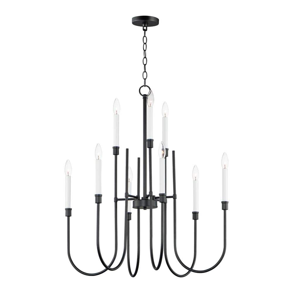 Maxim Lighting Tux 9-Light Black Chandelier