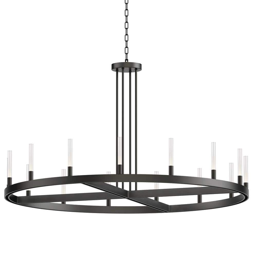 Maxim Lighting Ovation 15-Light Integrated LED Black Chandelier