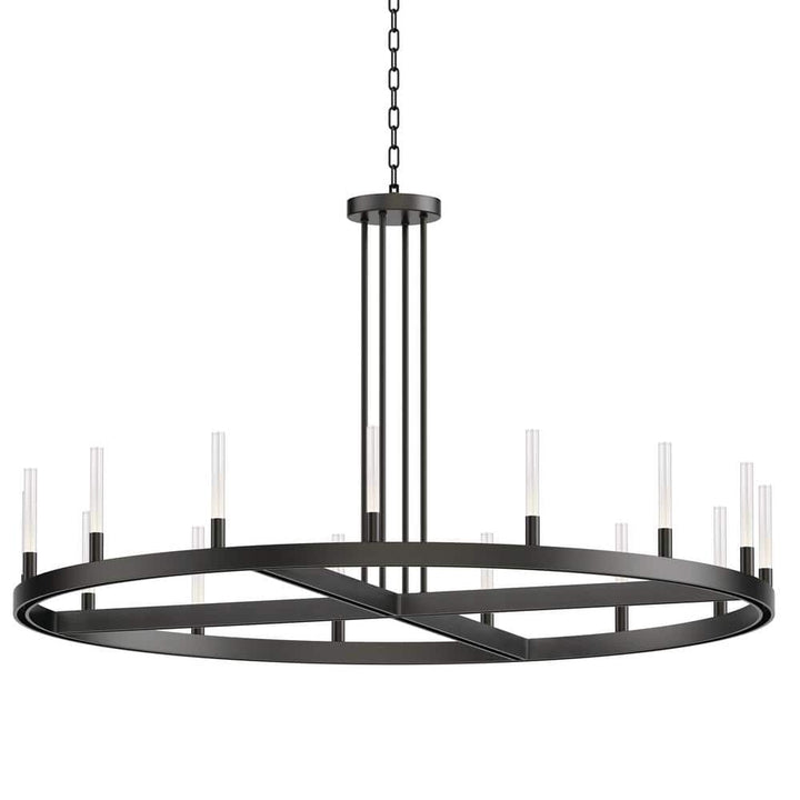 Maxim Lighting Ovation 15-Light Integrated LED Black Chandelier