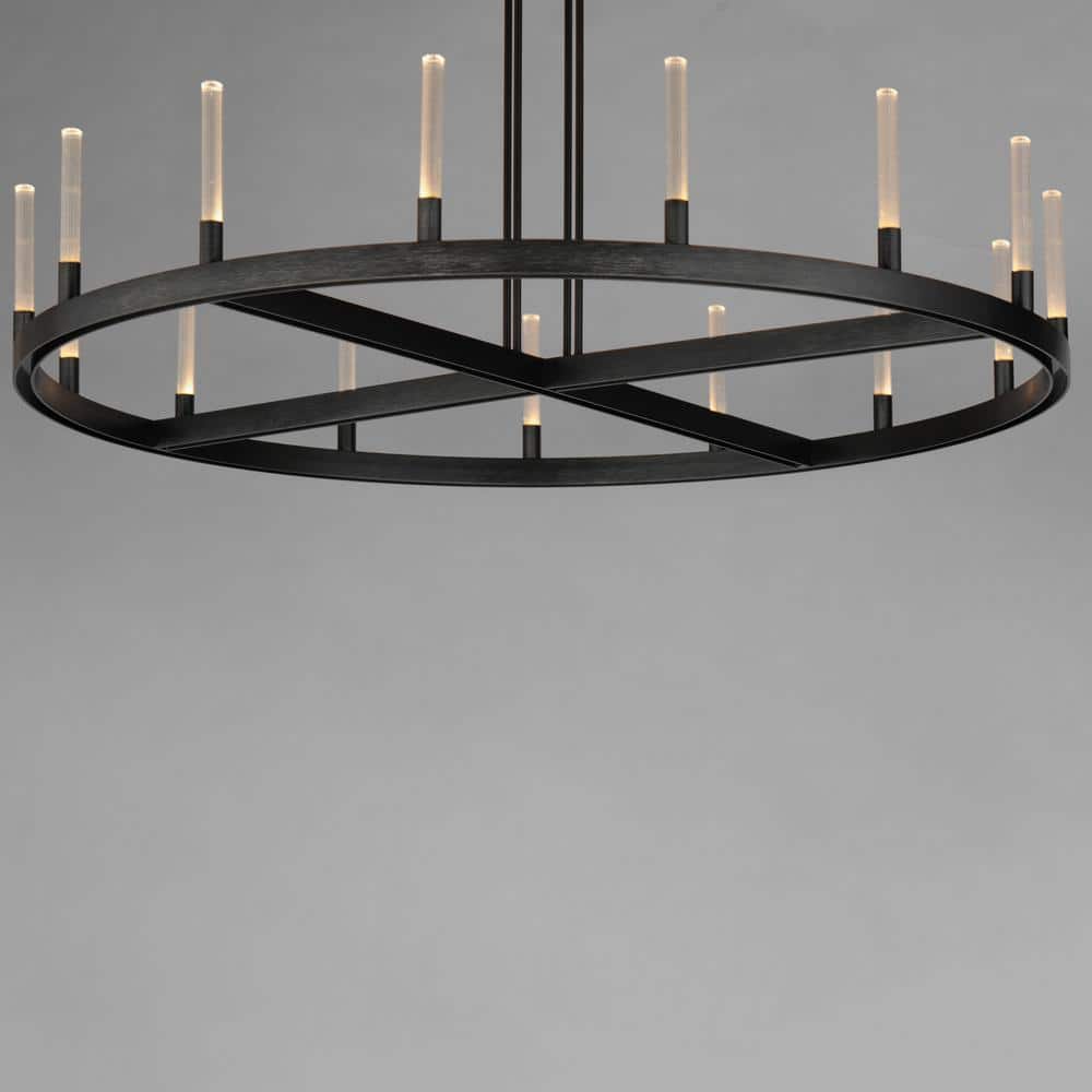 Maxim Lighting Ovation 15-Light Integrated LED Black Chandelier