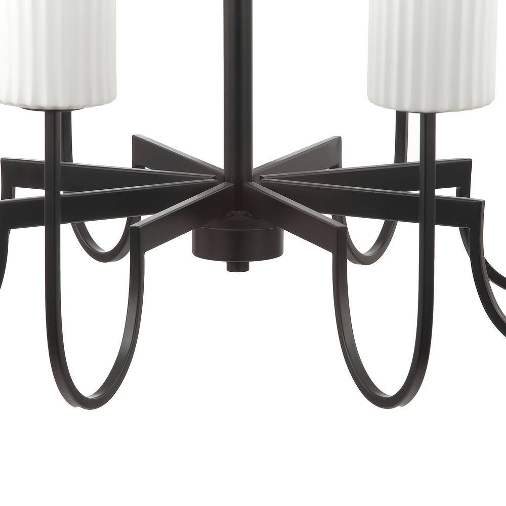Maxim Lighting Town and Country 8-Light Black Chandelier