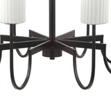 Maxim Lighting Town and Country 8-Light Black Chandelier