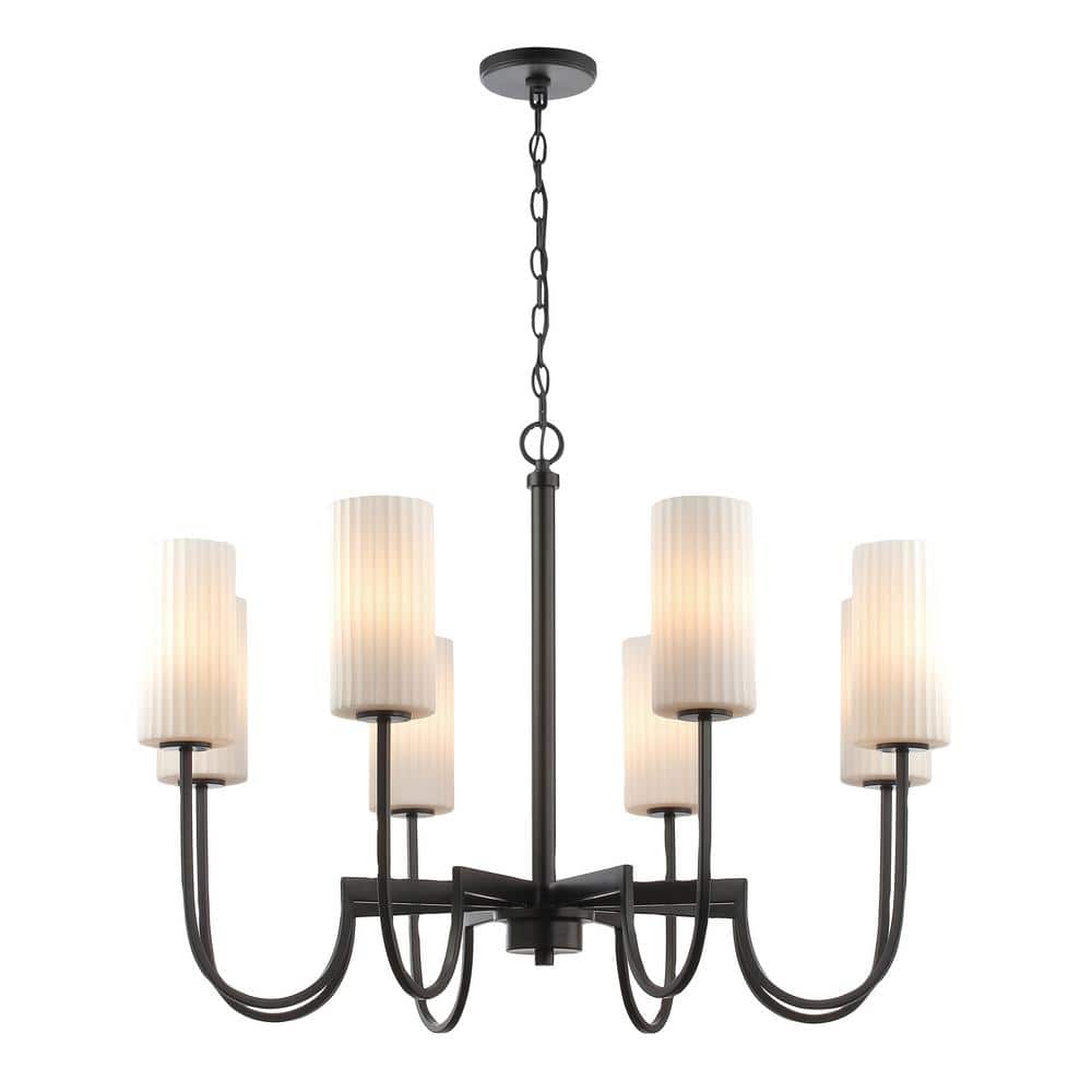 Maxim Lighting Town and Country 8-Light Black Chandelier