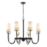 Maxim Lighting Town and Country 8-Light Black Chandelier
