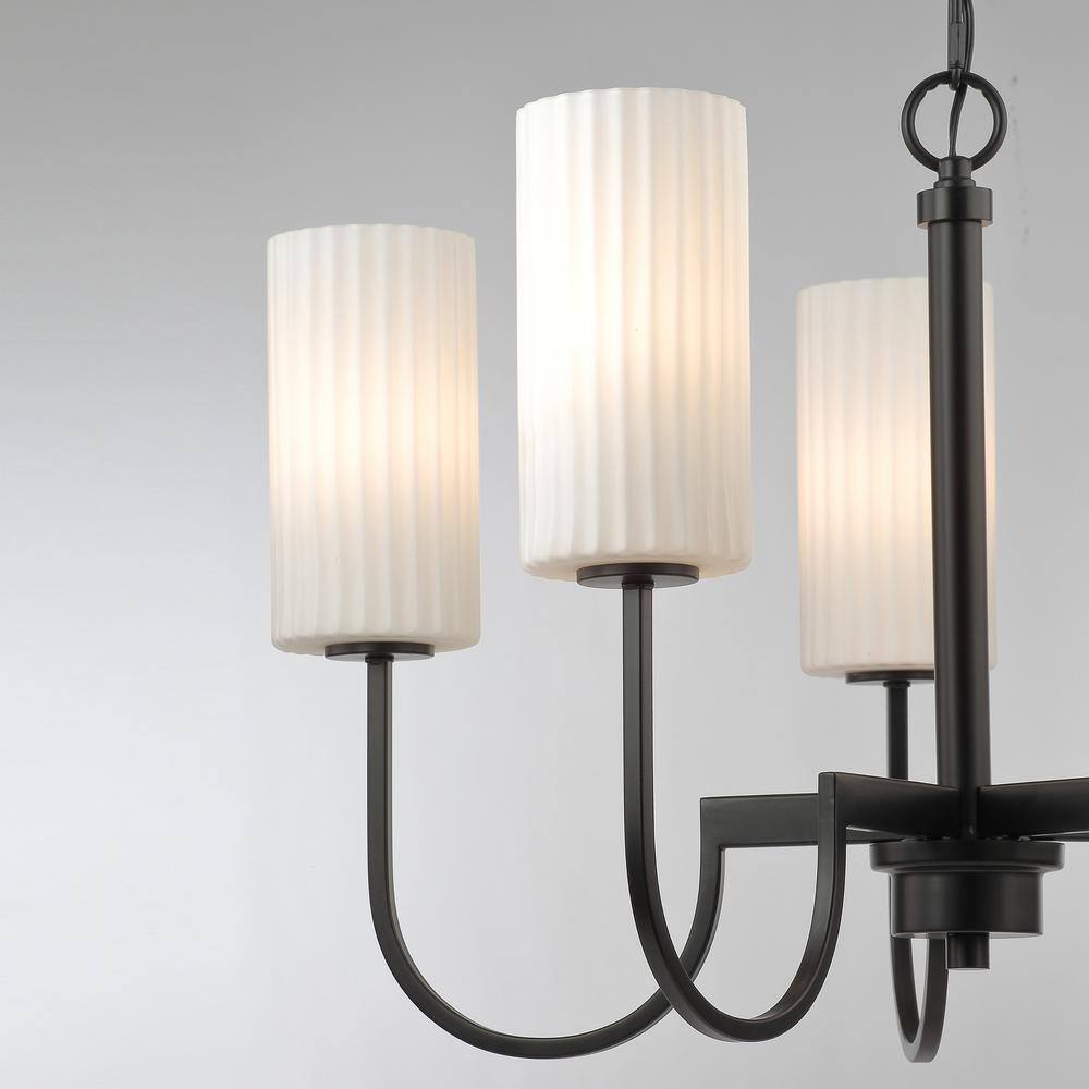 Maxim Lighting Town and Country 8-Light Black Chandelier