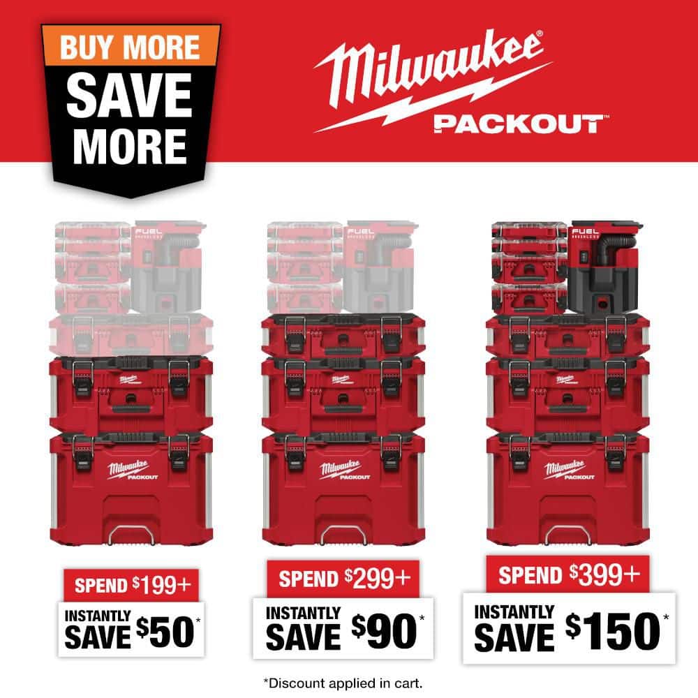 Milwaukee PACKOUT Tool Box Rack Attachment Mount – 25 lb Capacity, Polypropylene (Model 48-22-8601)