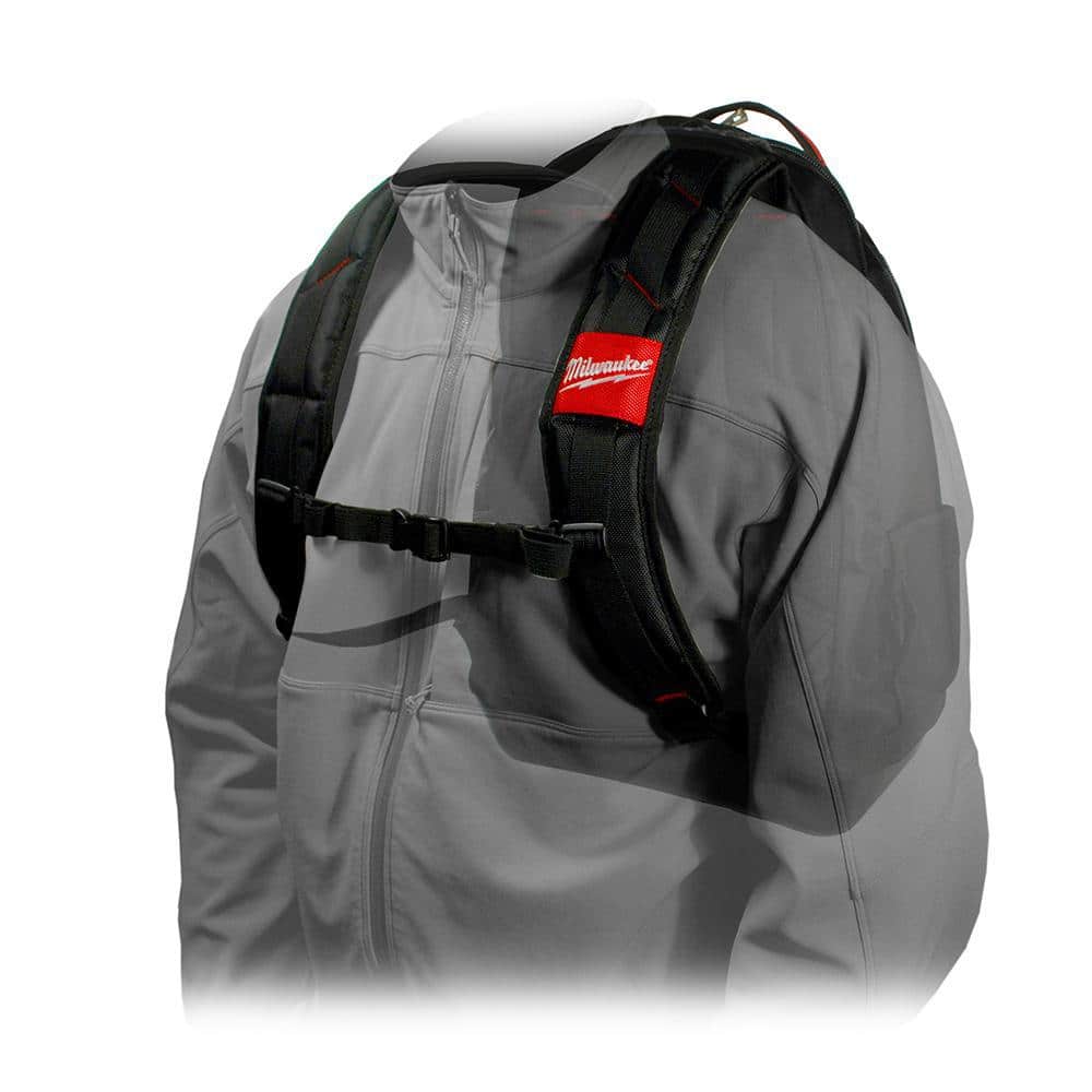 Milwaukee 10 in. Jobsite Tool Backpack, 35-Pocket, 1680D Molded-Base (Model 48-22-8200)