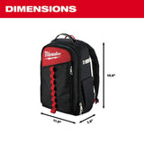 Milwaukee 14 in. Low-Profile Tool Backpack with Multi-Size Zipper Pouches (3-Pack)