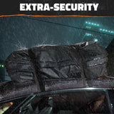 Mockins 25 cu. ft. Waterproof Rooftop Carrier Bag Capacity Storage Roof Bag Use With Or Without Racks/Bars Accessories Included