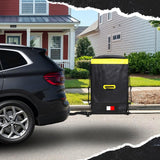 Mockins 30 cu. ft. Waterproof Cargo Carrier Bag 60 in. x 36 in. x 24 in. Cargo Hitch Bag with Lock Straps and Carry Bag, Yellow