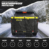 Mockins 30 cu. ft. Waterproof Cargo Carrier Bag 60 in. x 36 in. x 24 in. Cargo Hitch Bag with Lock Straps and Carry Bag, Yellow
