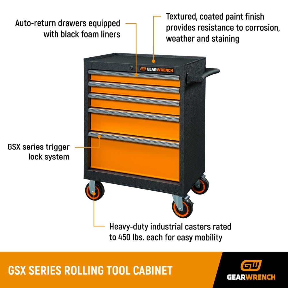 GEARWRENCH 36 in. 6-Drawer GSX Series Rolling Tool Cabinet