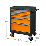 GEARWRENCH 1/4 in., 3/8 in. and 1/2 in. Drive Mechanics Tool Set in EVA with 26 in. 5-Drawer GSX Rolling Tool Cabinet (192-Pieces)