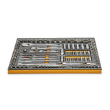 GEARWRENCH 1/4 in., 3/8 in. and 1/2 in. Drive Mechanics Tool Set in EVA with 26 in. 5-Drawer GSX Rolling Tool Cabinet (192-Pieces)