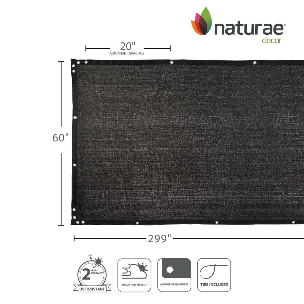 NATURAE DECOR FENCE PRIVACY SCREEN with EDGE COVERING