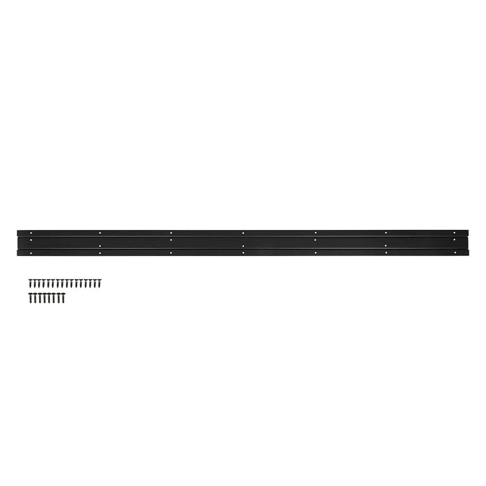 NewTechWood Allure 8 ft. Aluminum Drink Rail in Black