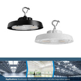 NICOR HBC5 13.4 in. 32054 Lumen Selectable Integrated LED Black High Bay Light