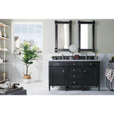 James Martin Vanities Brittany Black Onyx Rectangular Wall Mirror 21.7 x 39.2 Inches