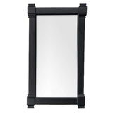 James Martin Vanities Brittany Black Onyx Rectangular Wall Mirror 21.7 x 39.2 Inches