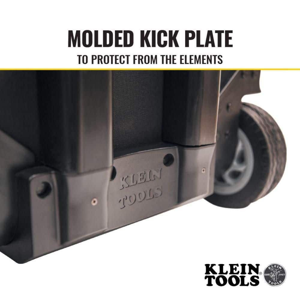 Klein Tools Tradesman Pro Rolling Tool Bag, 24 Pockets, 19 in. (Model 55452RTB)