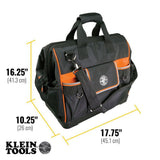 Klein Tools Tradesman Pro Wide-Open Tool Bag, 42 Pockets, 16-Inch (Model 55469)