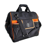 Klein Tools Tradesman Pro Wide-Open Tool Bag, 42 Pockets, 16-Inch (Model 55469)