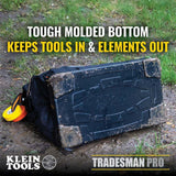 Klein Tools Tradesman Pro Wide-Open Tool Bag, 42 Pockets, 16-Inch (Model 55469)