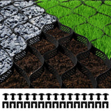 Unbranded Ground Grid 25 ft x 9.5 ft Rectangular Plastic Paver 1-Piece 237.5 sq. ft. 1885 lbs. Weight Limit & 3in. Depth Permeable